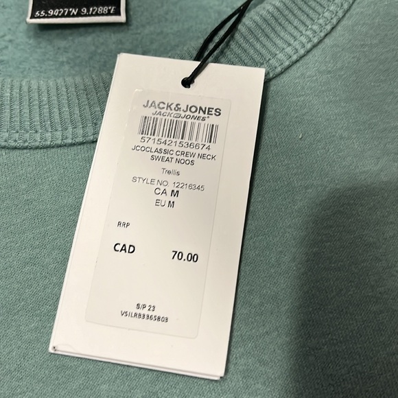 Sweater crew neck for sale for men green carbon brush for everyday - Picture 5 of 5